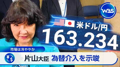 ＷＢＳ（ワールドビジネスサテライト） 円約40年ぶり163円台　BMW新型EV日本投入　どこでも“コインパーキング”
