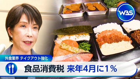 ＷＢＳ（ワールドビジネスサテライト） ▼食料品消費税1％で外食産業が対応急ぐ▼FOMC利上げ圧力高まる