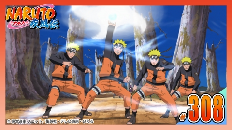 NARUTO-ナルト- 疾風伝 2008年放送 第三百八話 風遁・螺旋手裏剣