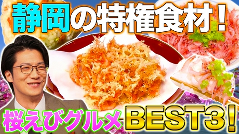 秘密のケンミンSHOW極 静岡本場の桜えび＆福井なぜ恐竜王国！？