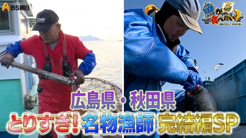 魚が食べたい！ ～地魚さがして3000港～ とりすぎ！名物漁師　完結編SP　広島＆秋田