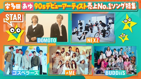 STAR DOMOTOゴスペラーズ注目NEXZ≠ME他