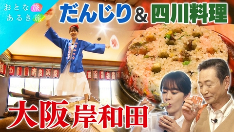 おとな旅あるき旅 祭りの鼓動が響き渡る岸和田　情熱のだんじり×美味いもん