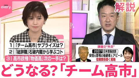 日テレNEWSセレクト 【解説】高市内閣発足へ どうなる？「チーム高市」課題は山積
