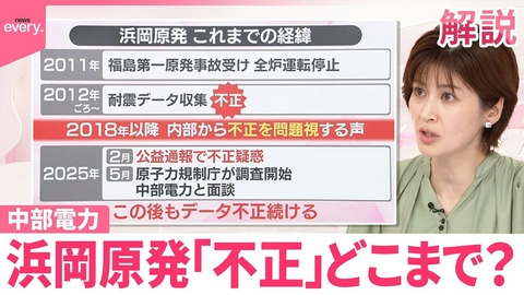 日テレNEWSセレクト 【#みんなのギモン】原子力規制委｢頭を抱えてしまう｣ ｢『不正隠し』行われていたのでは…」 浜岡原発｢不正｣どこまで？