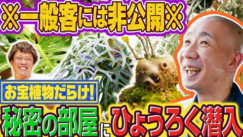変態植物倶楽部 お宝ゲット！禁断エリアに潜入・植木屋GREENPLAZA21