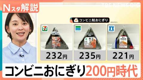 TBS NEWS DIG Powered by JNN おにぎりの新トレンドは「1個で満腹」完結型【Nスタ】