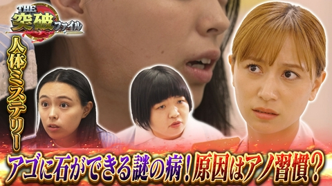 THE突破ファイル 寒波到来!体の危機SP!アゴ腫れる悪習慣!?&ある癖で腹パンパンに?