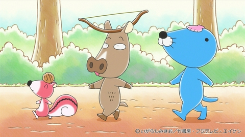 ぼのぼの 第197話 誰かが走ってる