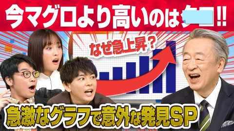 池上彰のニュースそうだったのか!! 今マグロより〇〇が高い!?…グラフのココで何があった!?池上彰が解説！
