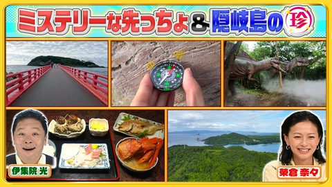 ナニコレ珍百景 日本のガラパゴス!?神秘の離島＆福井の先っちょに不思議現象が起こる謎のスポット