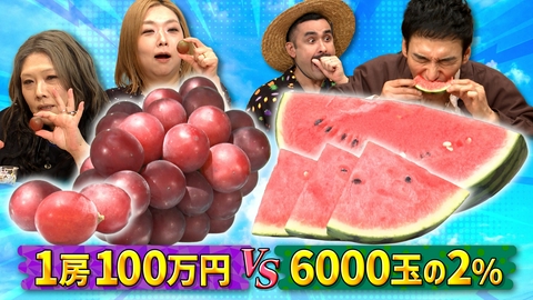 草彅やすともの うさぎとかめ 夏のフルーツNo.1決定戦