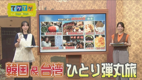 てゲてゲ 「鹿児島発！韓国・台湾弾丸ツアー」
