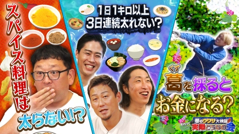 巷のウワサ大検証！それって実際どうなの会 スパイス料理はどれだけ食べても太らない？
