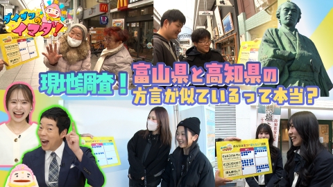ダイブツのイマダ！ 富山と高知の方言が似ているって本当ですか？