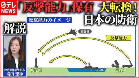 日テレNEWSセレクト 【解説】新たな「国家安保戦略」等が閣議決定  日本の防衛はどう変わる？
