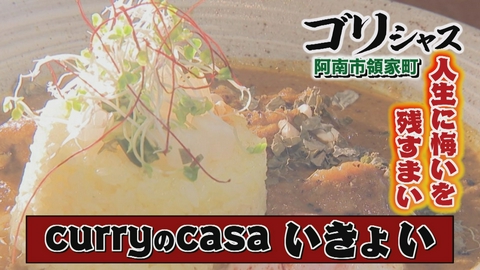 さすらいグルメ旅ゴリシャス 人生に悔いを残すまいと一歩を踏み出した店主の物語「curryのcasaいきょい」編