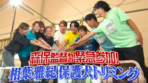 24時間テレビ49「わたしの家族の話～あなたは誰を想う？～」 森保監督が緊急参加！相葉雅紀 保護犬トリミング