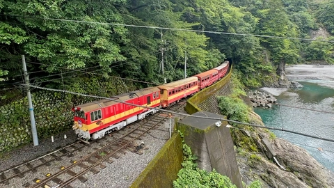 わが家の最寄りは秘境駅 大井川鐵道