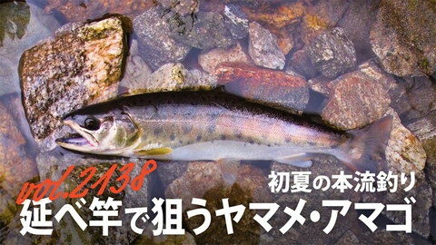 THEフィッシング 初夏の本流釣り 延べ竿で狙うヤマメ・アマゴ