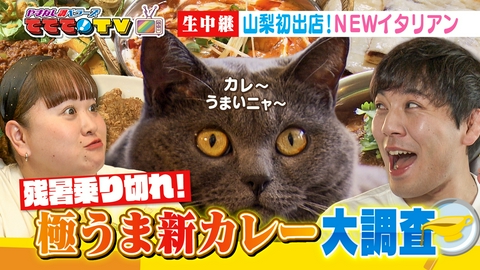 やまなし調ベラーズ　ててて！TV 残暑乗り切れ！極うま新カレー大調査SP！