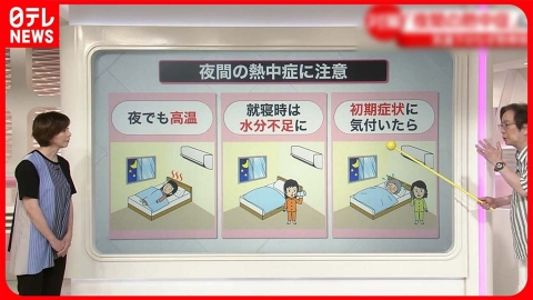 日テレNEWSセレクト 【解説】「夜間の熱中症」に注意　気温下がらず熱帯夜に…対策は？