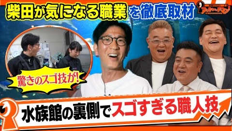 証言者バラエティ　アンタウォッチマン！ アンタ柴田が気になる職業を徹底取材！《アンタ気になるマン》～水族館スタッフ編～