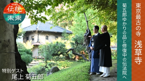 冨永愛の伝統to未来～ニッポンの伝統文化を未来へ紡ぐ～ 浅草寺