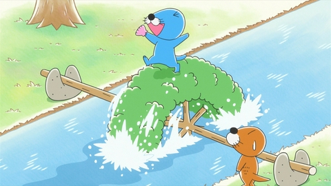 ぼのぼの 第129話 川はふしぎだ