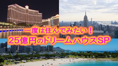 憧れの地に家を買おう 一度は住んでみたい！２５億円のドリームハウスＳＰ
