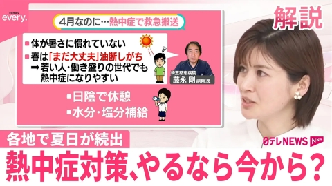 日テレNEWSセレクト 【熱中症対策】やるなら今から？【#みんなのギモン】