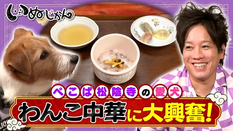 いぬじかん ぺこぱ・松陰寺の愛犬が絶品中華を爆食！愛犬家のベストショットを拝見