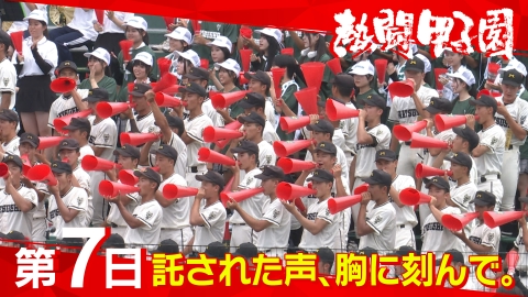 熱闘甲子園 8月12日(火)放送分 第7日 託された声、胸に刻んで