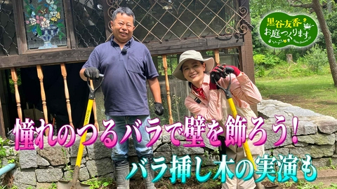 黒谷友香、お庭つくります 第67回「憧れのつるバラで壁を飾ろう！」
