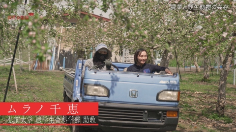 探究の階段 農業と野生動物の共存／ムラノ千恵（弘前大学 助教）