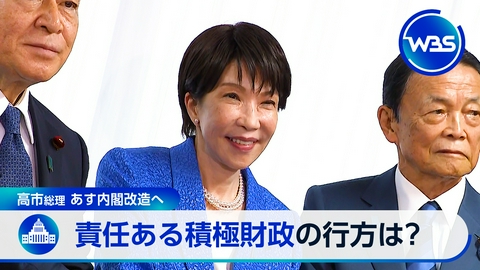 ＷＢＳ（ワールドビジネスサテライト） 17日内閣改造へ…今後の焦点は?経済政策のキーパーソンを直撃
