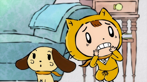 ピノ＆シノビー こわいよ！