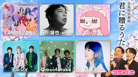 君に贈るうた 春の匂いを閉じ込めた特別音楽番組