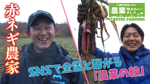 工藤阿須加が行く 農業始めちゃいました SNSで全国と繋がる「農業の輪」！茨城の伝統野菜　赤ネギ農家