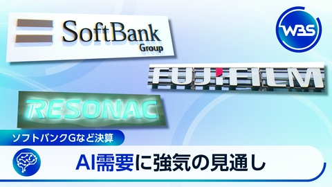 ＷＢＳ（ワールドビジネスサテライト） ソフトバンクGの純利益が18%減…AIブームの行方は?