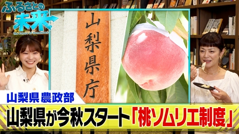 ふるさとの未来 山梨県「桃ソムリエ制度」