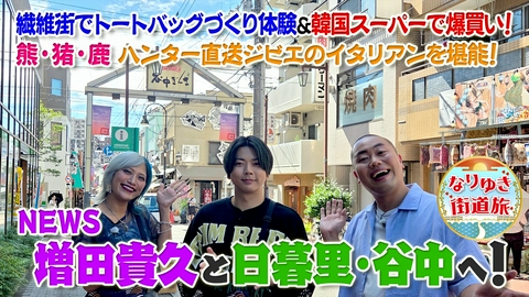 なりゆき街道旅 NEWS・増田貴久と日暮里・谷中を満喫旅！