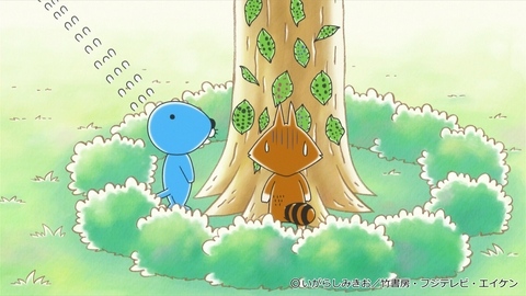 ぼのぼの 第223話 アライグマくんのケサン