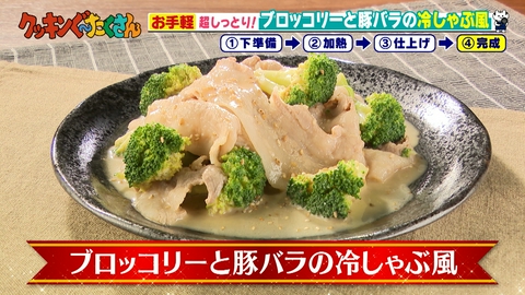 親子時間をまるっと解決！クッキンぐ～たくさん！ #39 ブロッコリーと豚バラの冷しゃぶ風