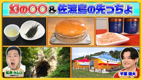 ナニコレ珍百景 一度は味わって見たい幻の〇〇！＆世界遺産！佐渡島の先っちょへ