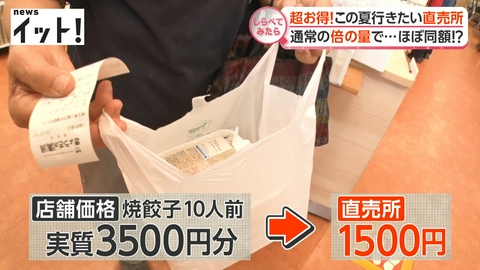 【しらべてみたら】Live News イット！特集 歩いてハシゴ！？この夏行きたい直売所