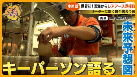 サン！シャイン 世界初深海からレアアース泥採取 舞台裏と今後