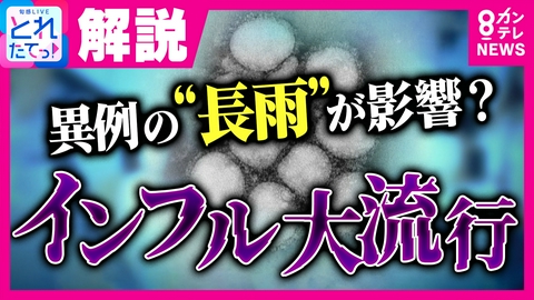旬感LIVE とれたてっ！ 【専門医解説】「改めて“三密”避けて！」インフルエンザが早くも大流行　関西より関東で流行…異例の“長雨”が影響か　ワクチンはいつ打てばいい？