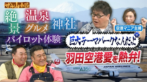 ザキ山小屋 羽田空港をこよなく愛する御一行様