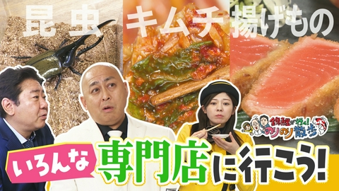 錦鯉が行く！のりのり散歩 専門店には驚きがいっぱい！